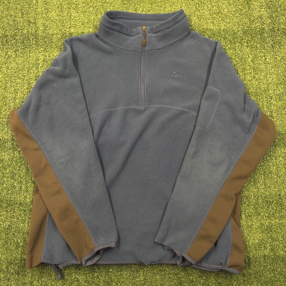 Y2K 2000's Nike ACG Fleece Quarter Zip Pullover Sweater